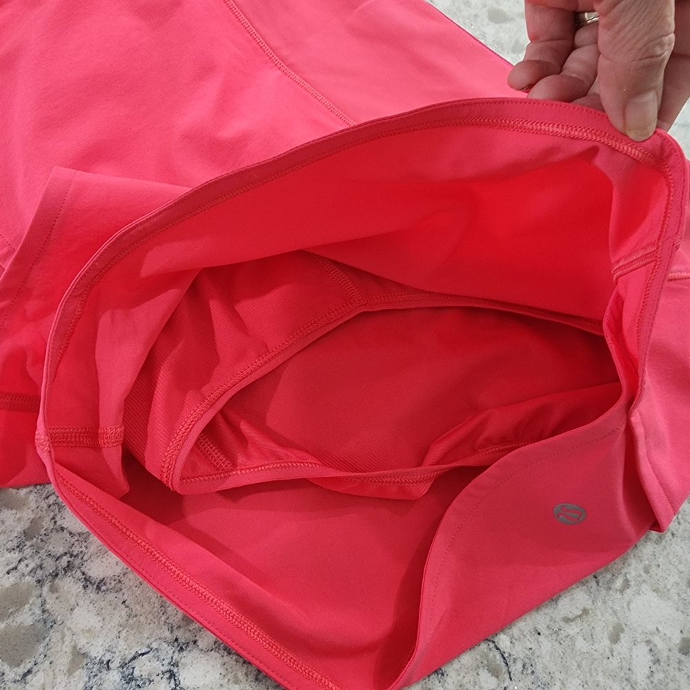 lululemon athletica Coral Pink Athletic Shorts - Picture 2 of 8